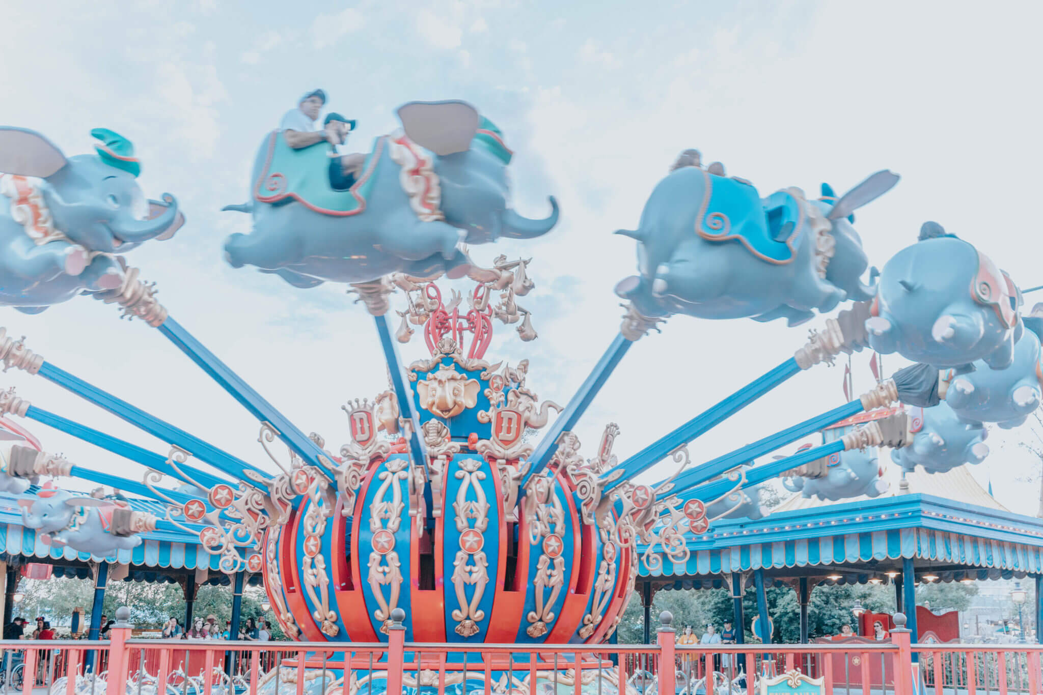 Pastel Dumbo Ride at Magic Kingdom