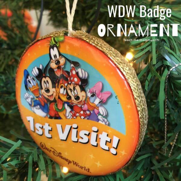 Disney World Pin Ornament